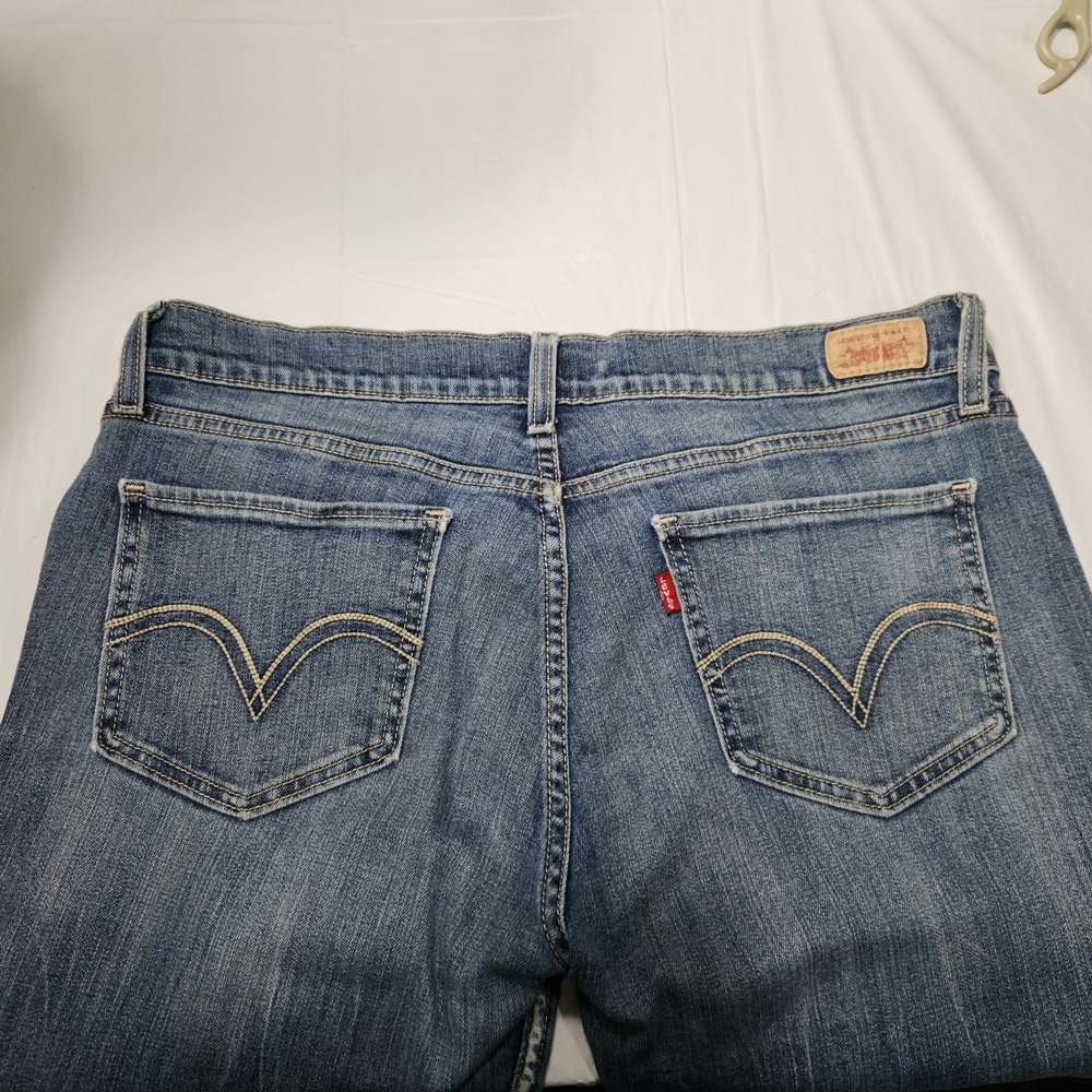 Levi's 524 Too Superlow‎ Womens Size 13M Blue Denim Jeans - Picture 4 of 9